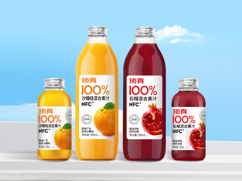 頂真推出100%混合果汁，千億級飲品市場再添生力軍
